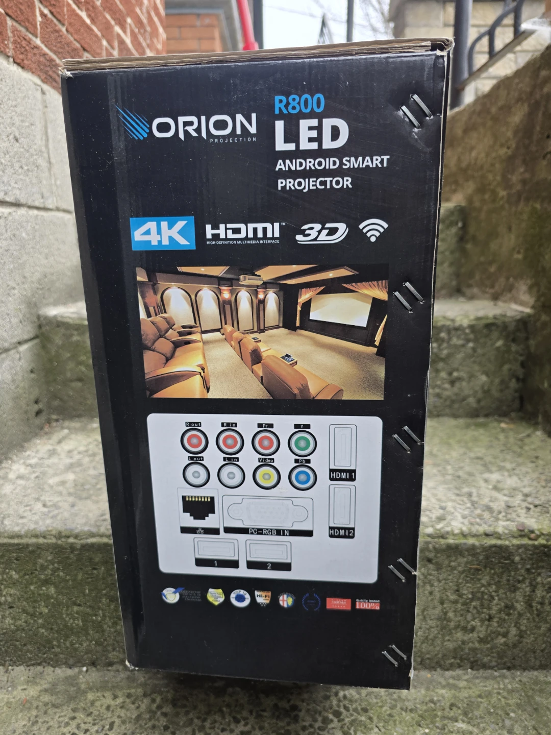 ORION R800 LED Android Smart Projector + Project Screen - photo 2