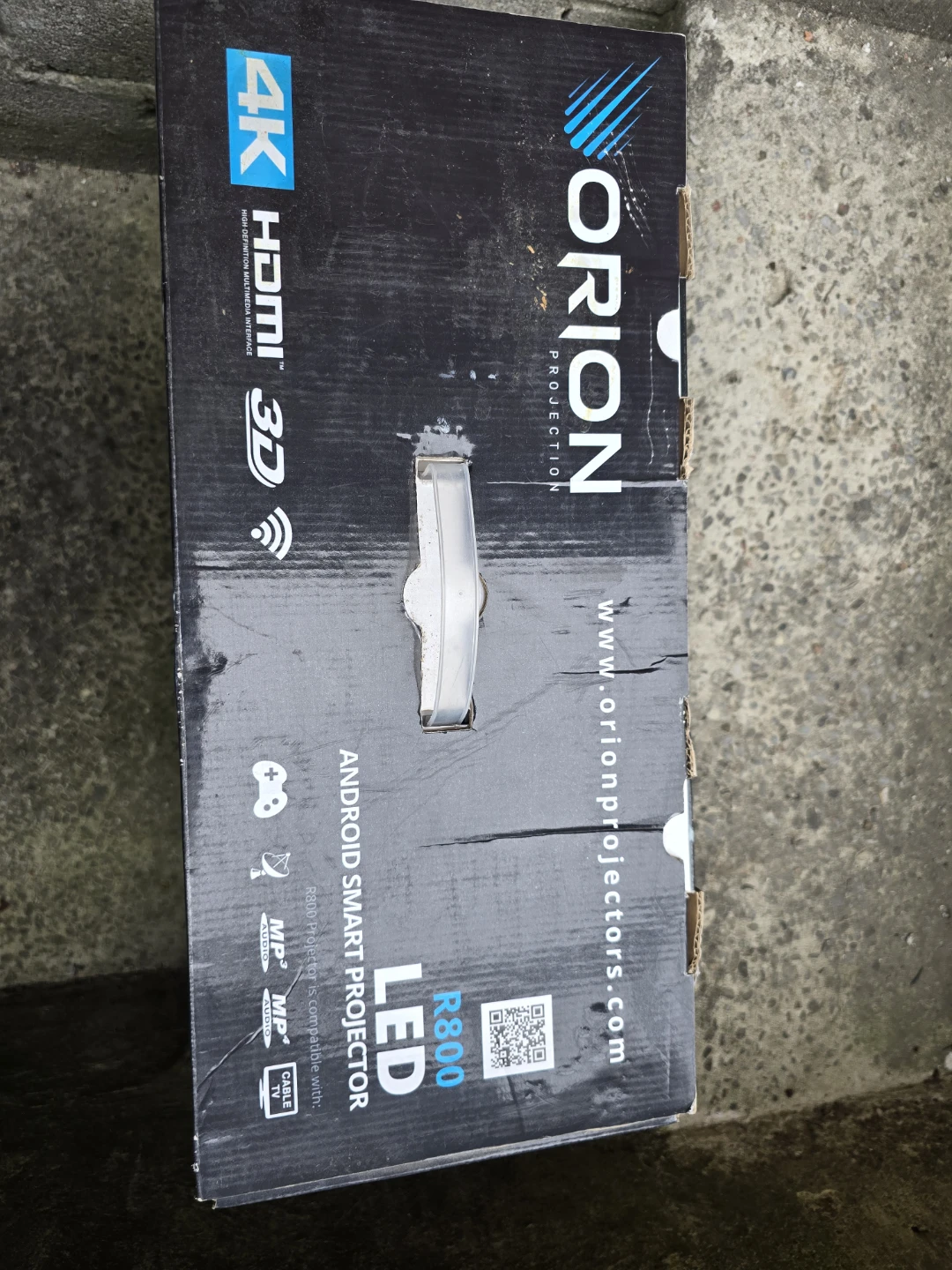 ORION R800 LED Android Smart Projector + Project Screen - photo 3