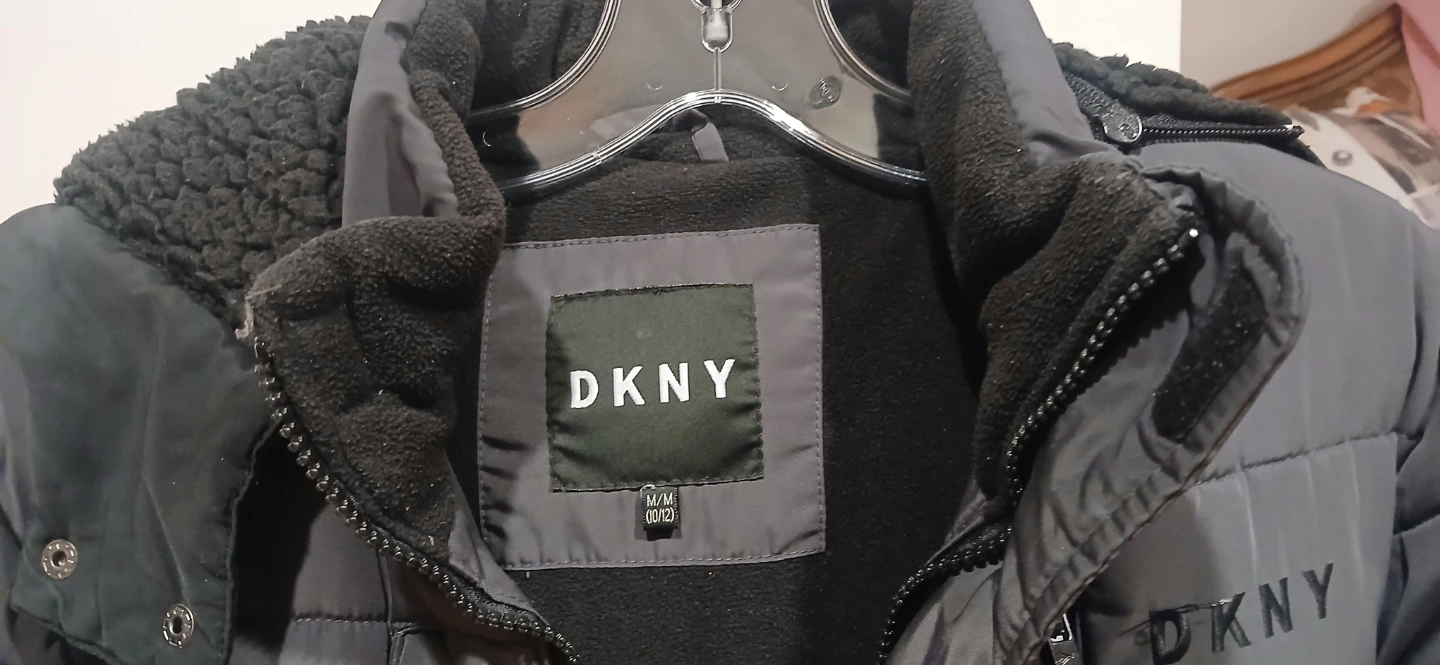 DKNY Puffer Jacket with Sherpa Lined Hood - photo 3