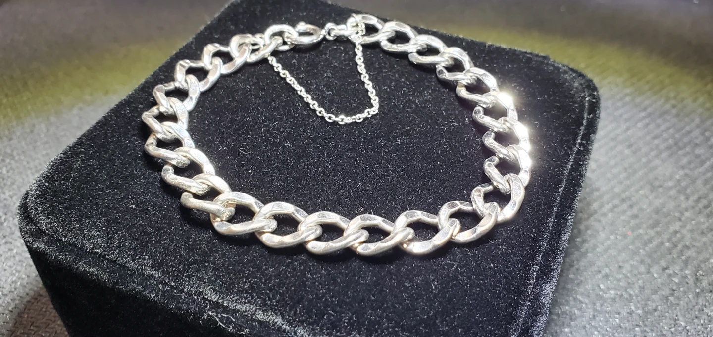 Sterling Silver Curb Link Bracelet - photo 2