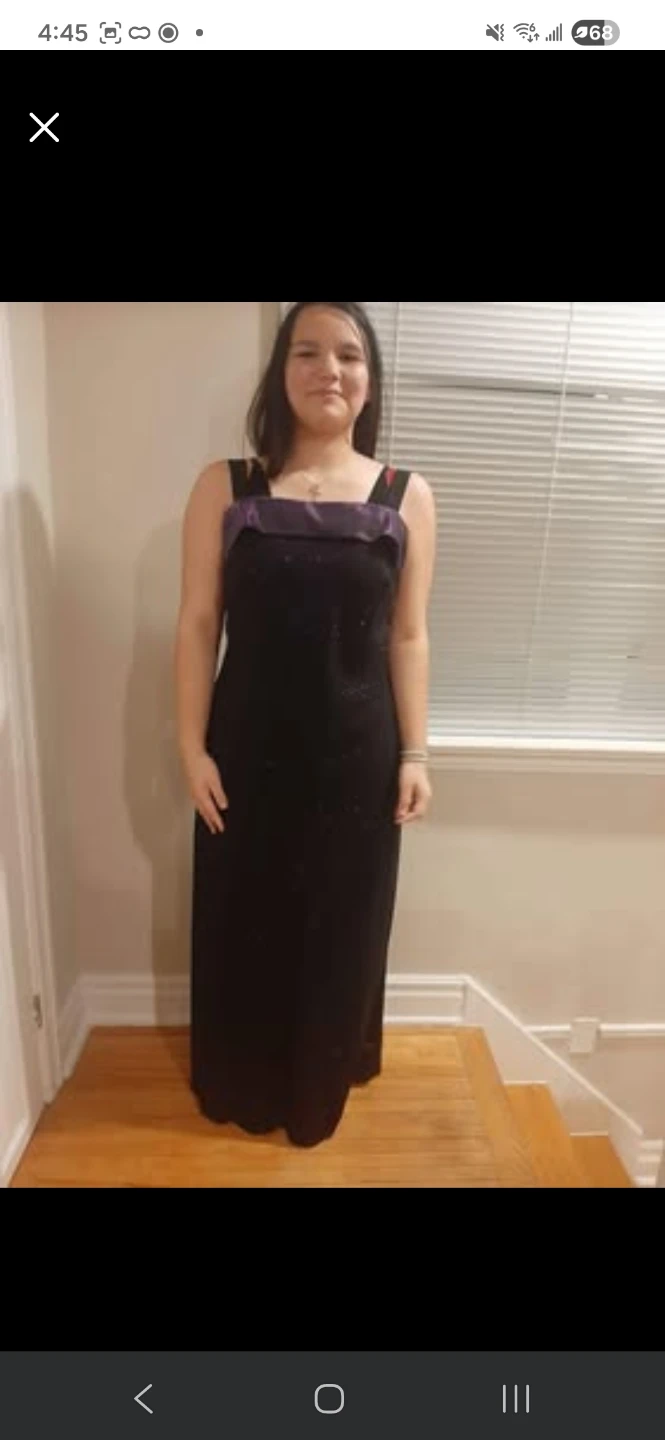 Onyx Nite by Wendy Chaitin Black Formal Dress Size 18 - photo 2