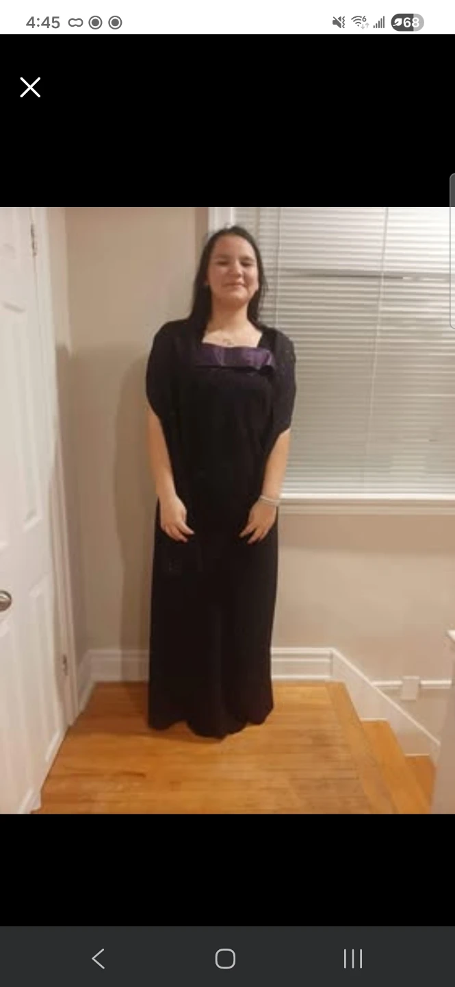 Onyx Nite by Wendy Chaitin Black Formal Dress Size 18 - photo 3