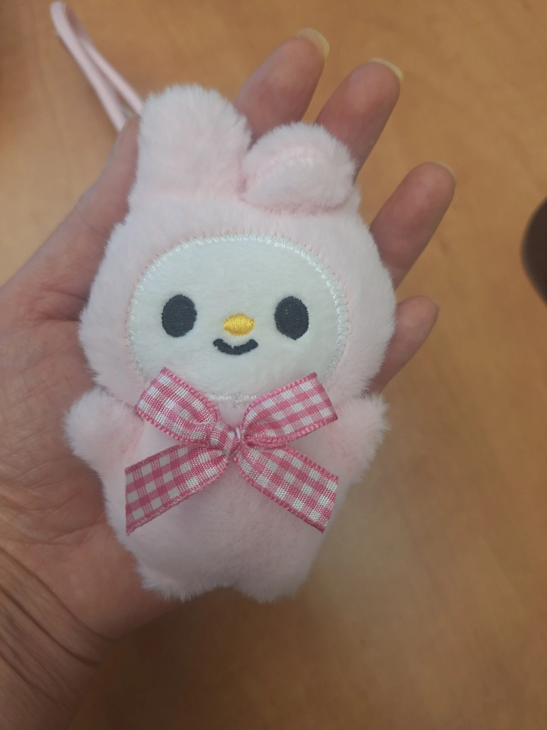Bunny Plushie keychain / phone charm - photo 2