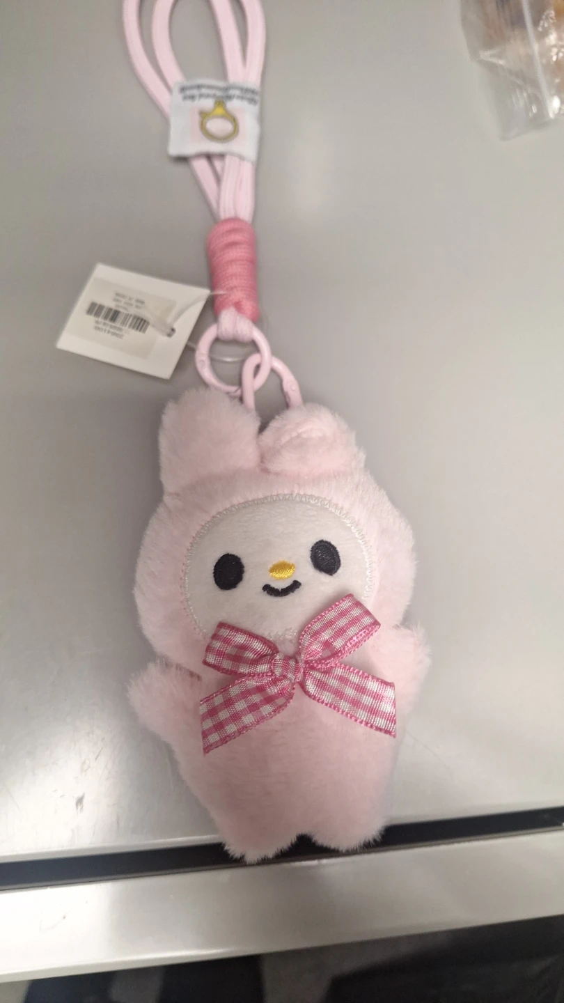 Bunny Plushie keychain / phone charm - photo 3