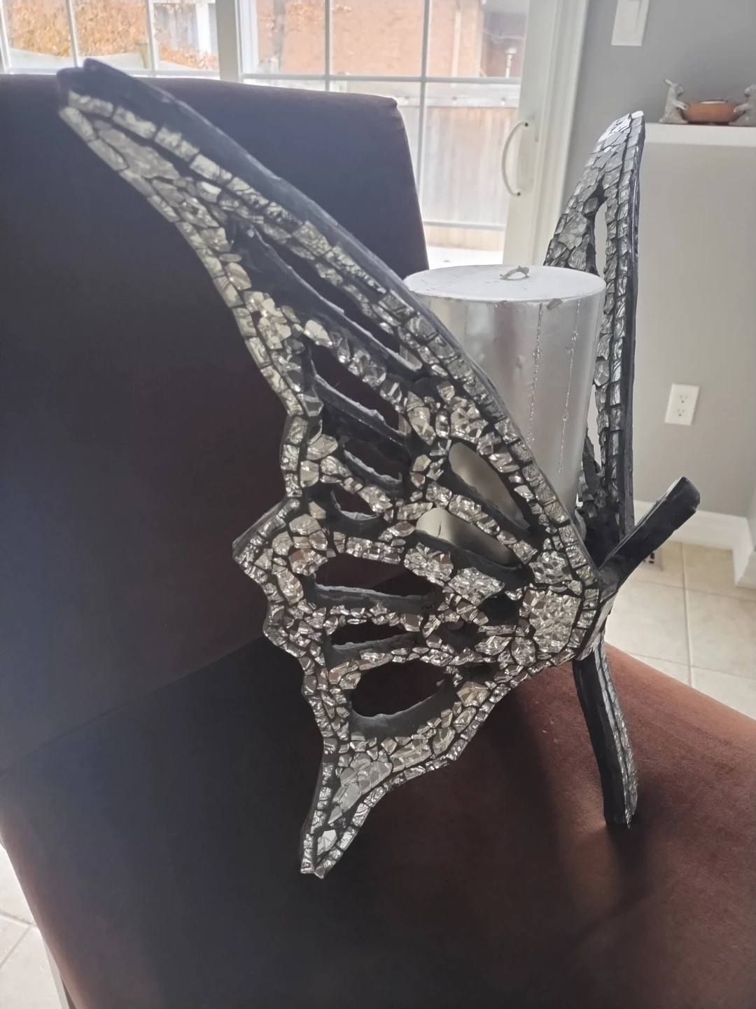 Decorative Butterfly Wing Candle Holder - photo 3