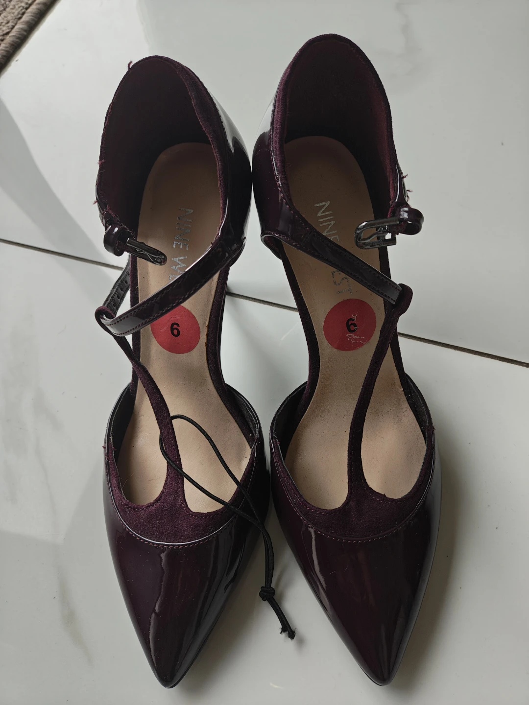 Nine West Women's Burgundy Heels - Size 6 - photo 2