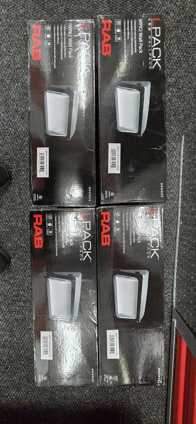 RAB Lighting WPX2 LED Wall Pack - Bronze (4-Pack)