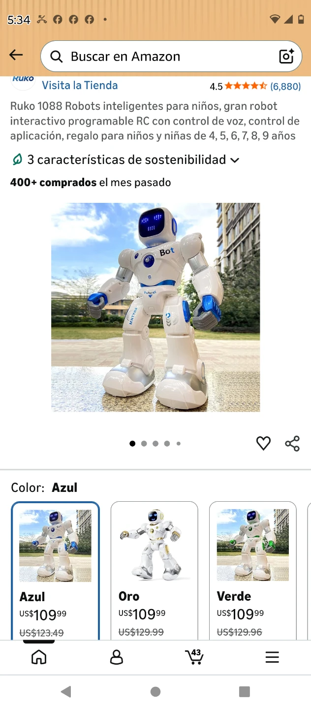 Ruko 1088 RC Robot - photo 2