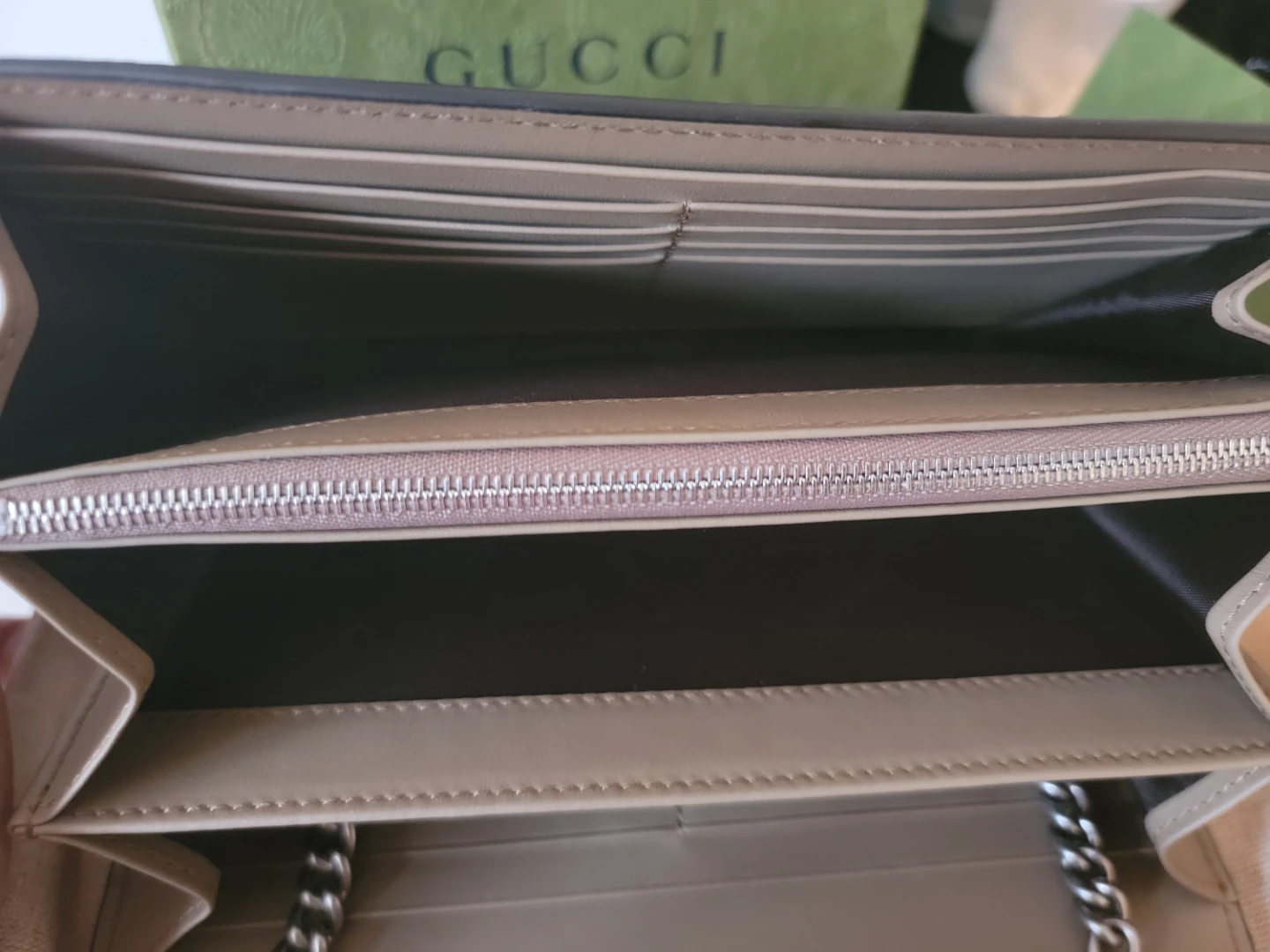 Authentic Gucci GG Supreme Dionysus Wallet On Chain - photo 5