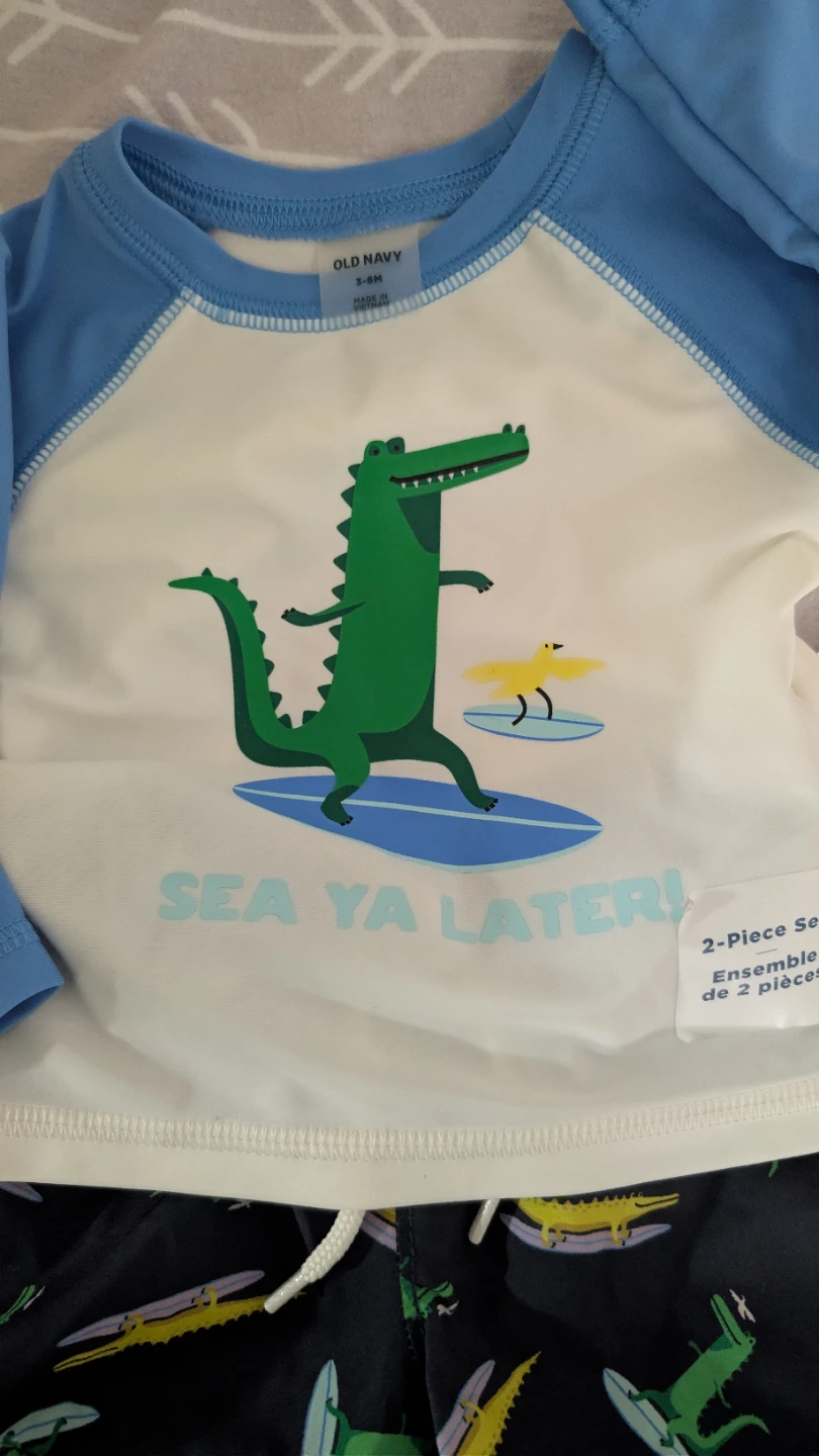 Old Navy Baby Boys 3-6M Swim Set 🌱 - photo 3