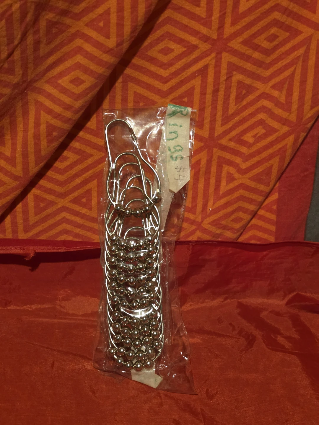 Shower Curtain Rings, Rust Proof Metal for Hangers - Set of 12 - photo 4