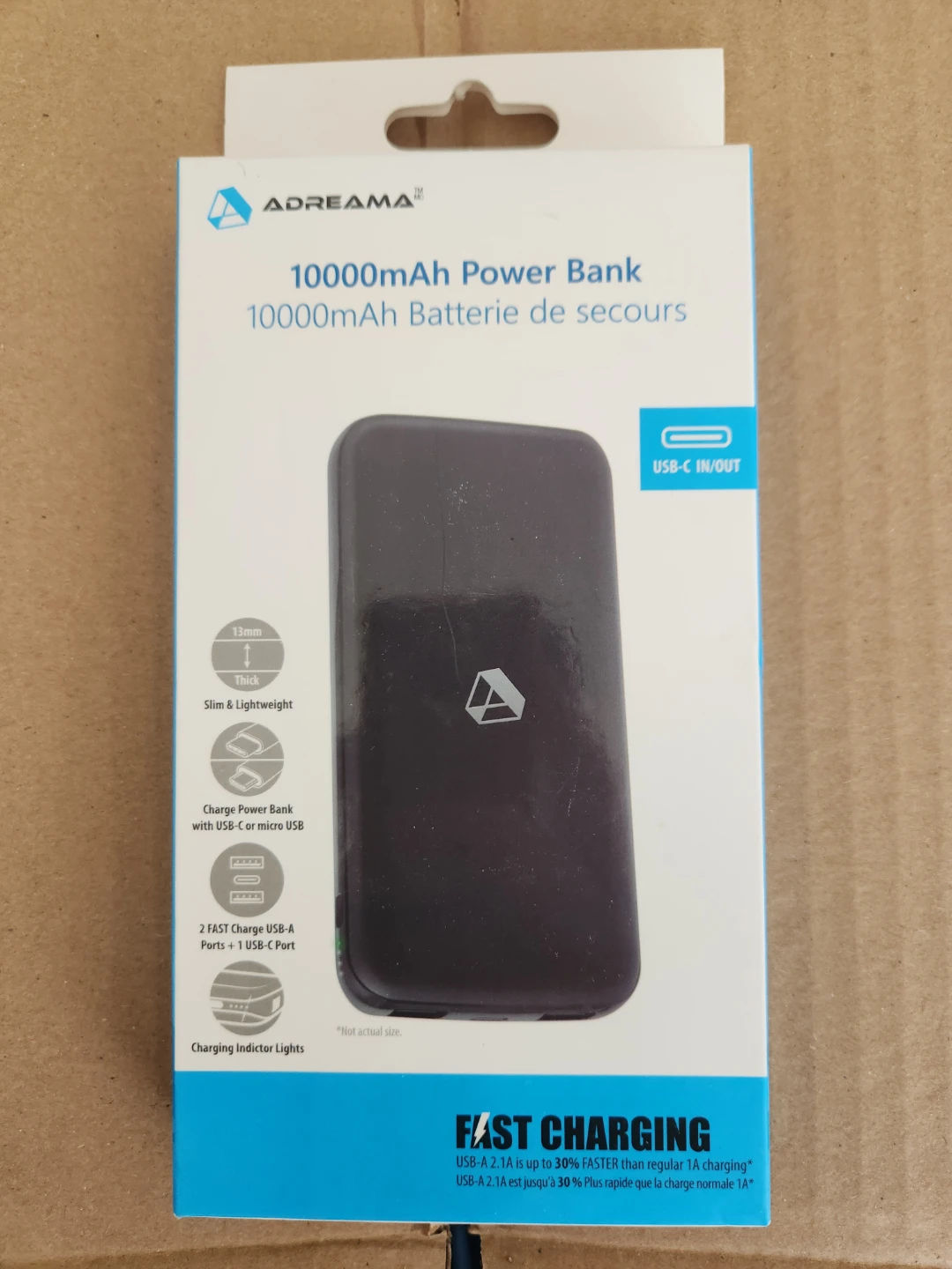 ADREAMA 10000mAh Power Bank