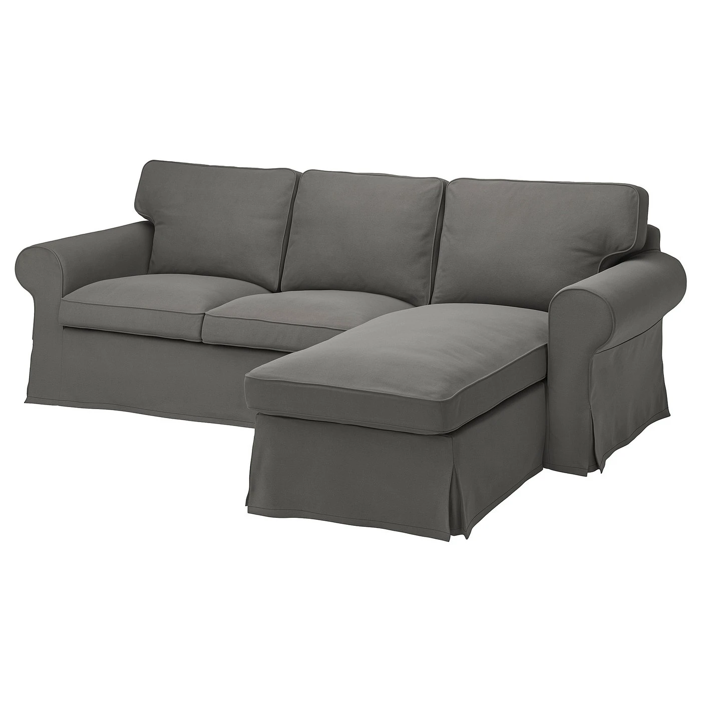 IKEA EKTORP sofa, dark grey– Needs repair
