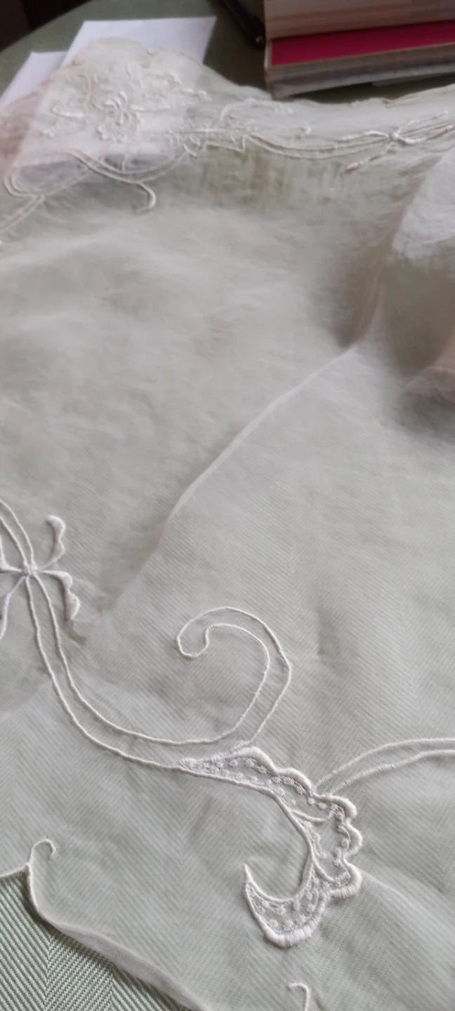 Sheer Embroidered Table Runner - photo 2
