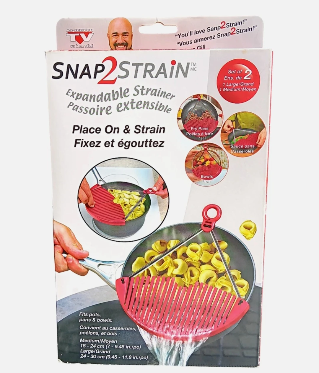 Snap2Strain Expandable Strainer Set of 2 - photo 2