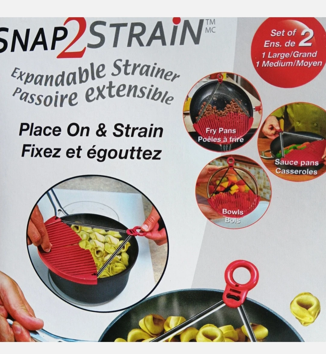 Snap2Strain Expandable Strainer Set of 2 - photo 3