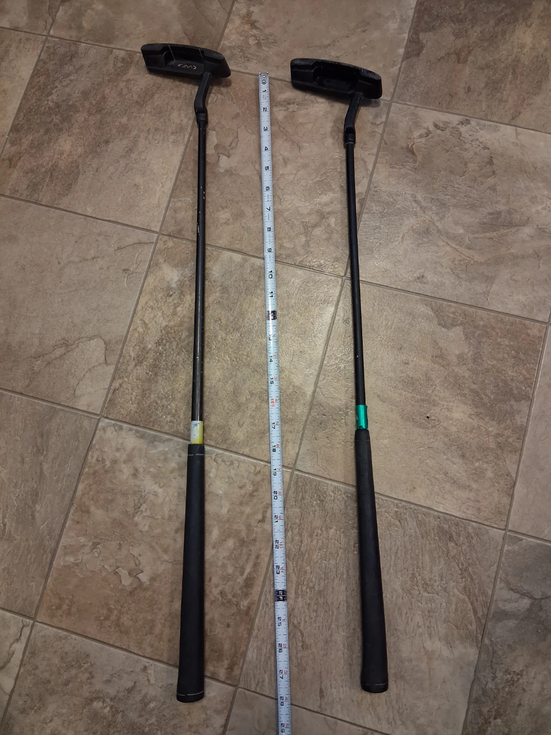 Two Youth/kids/jr/short RH Golf putters