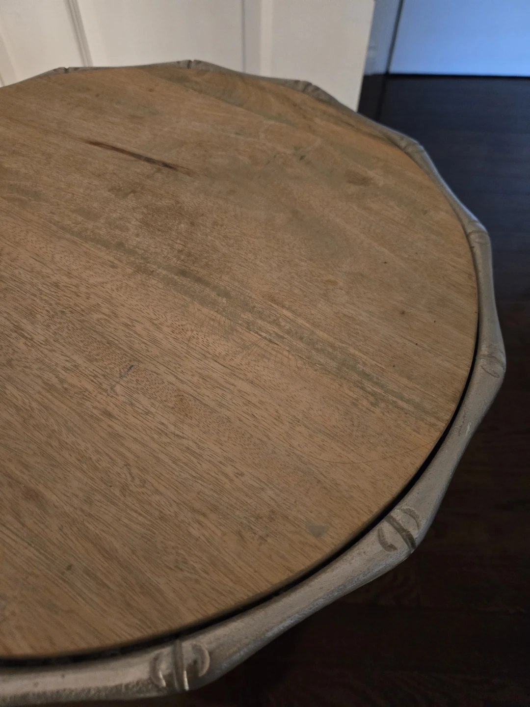 Tiered Side Table with Wood - photo 4