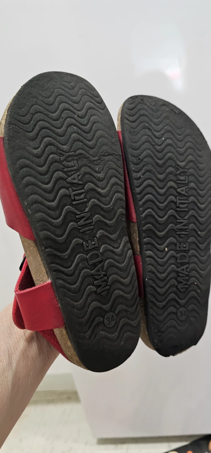 Superga Red Sandals Size 34 - photo 4