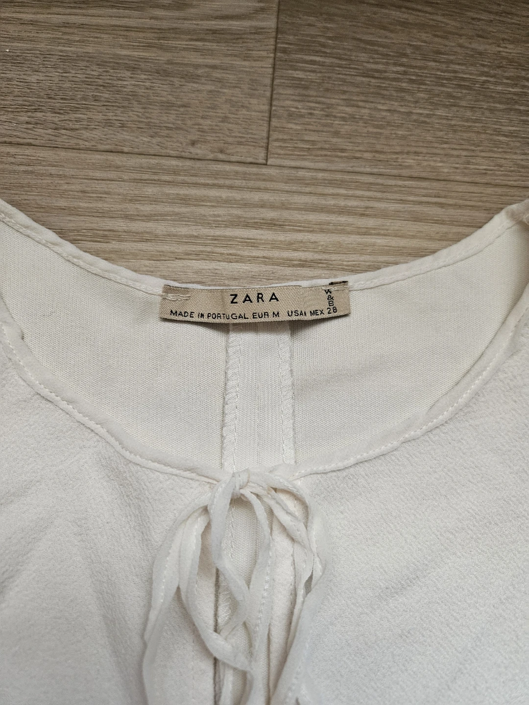 ZARA White Sleeveless Top Size Medium 🌱