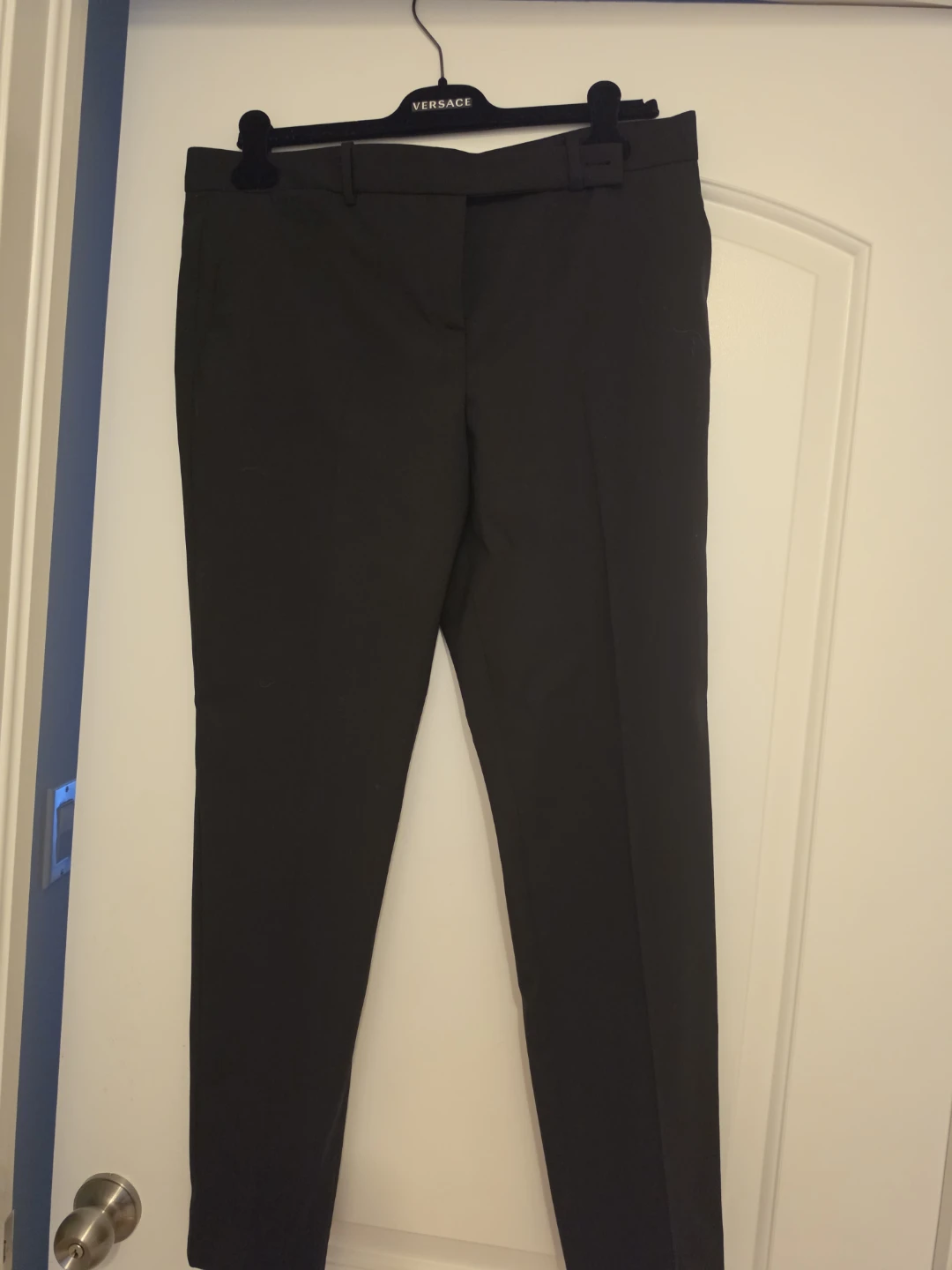Versace Women's Black Trousers Size 44