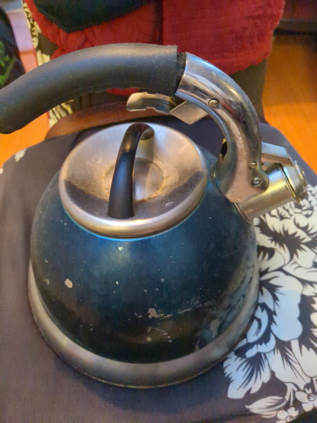 Blue Kettle with Black Handle - photo 2