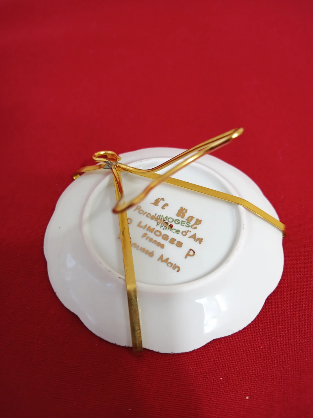 Limoges Miniature Porcelain Decorative Plate - photo 2