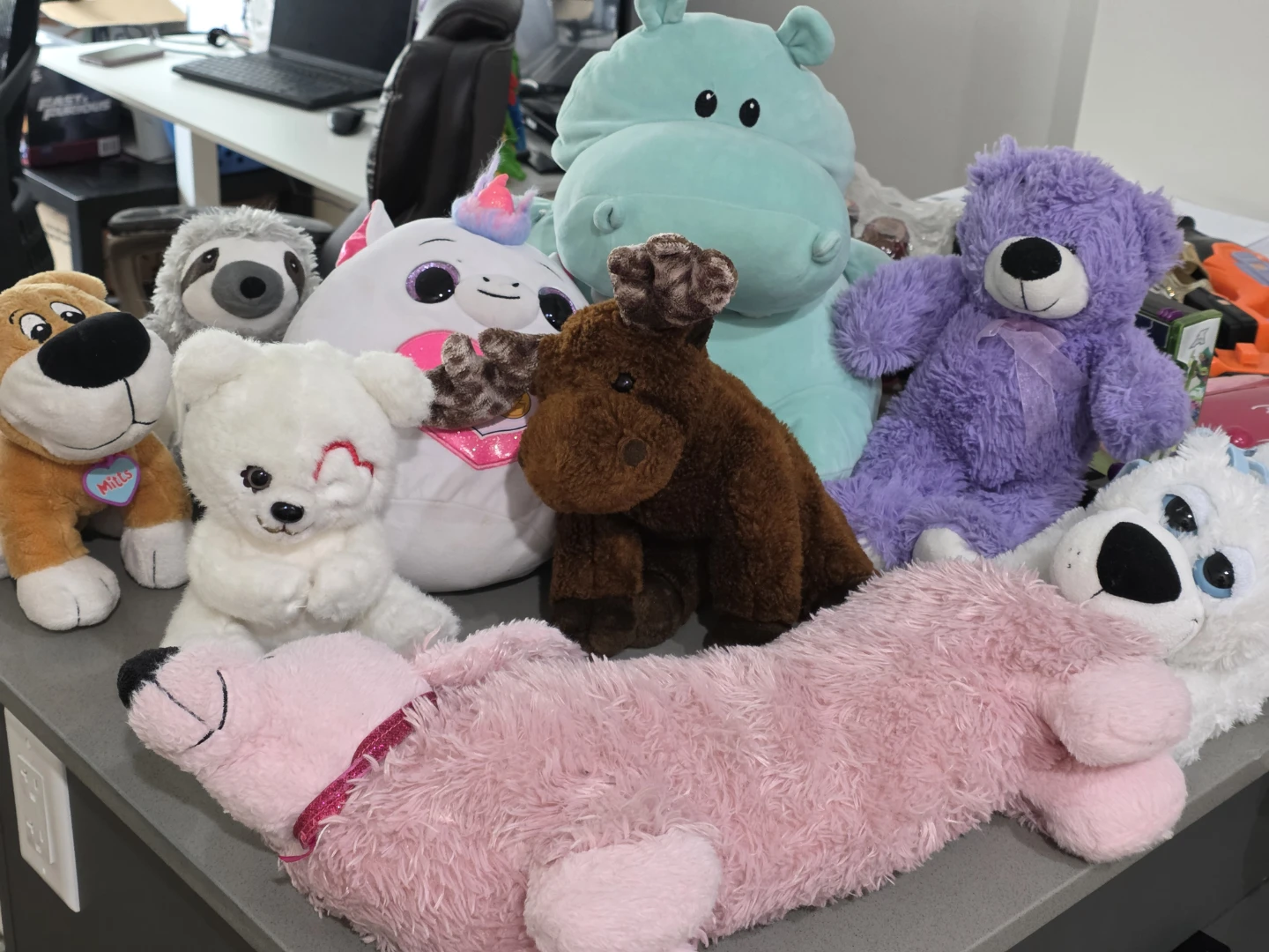 Assorted Plush Stuffed Animals