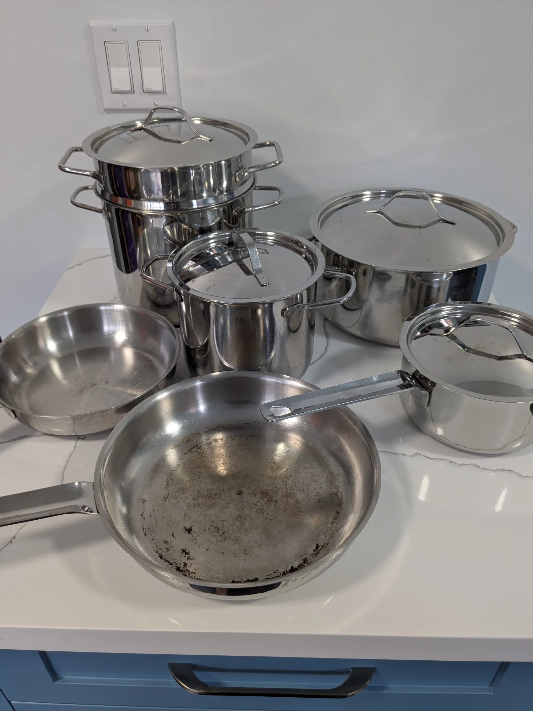 Paderno Canada Made Stainless Steel Cookware Set