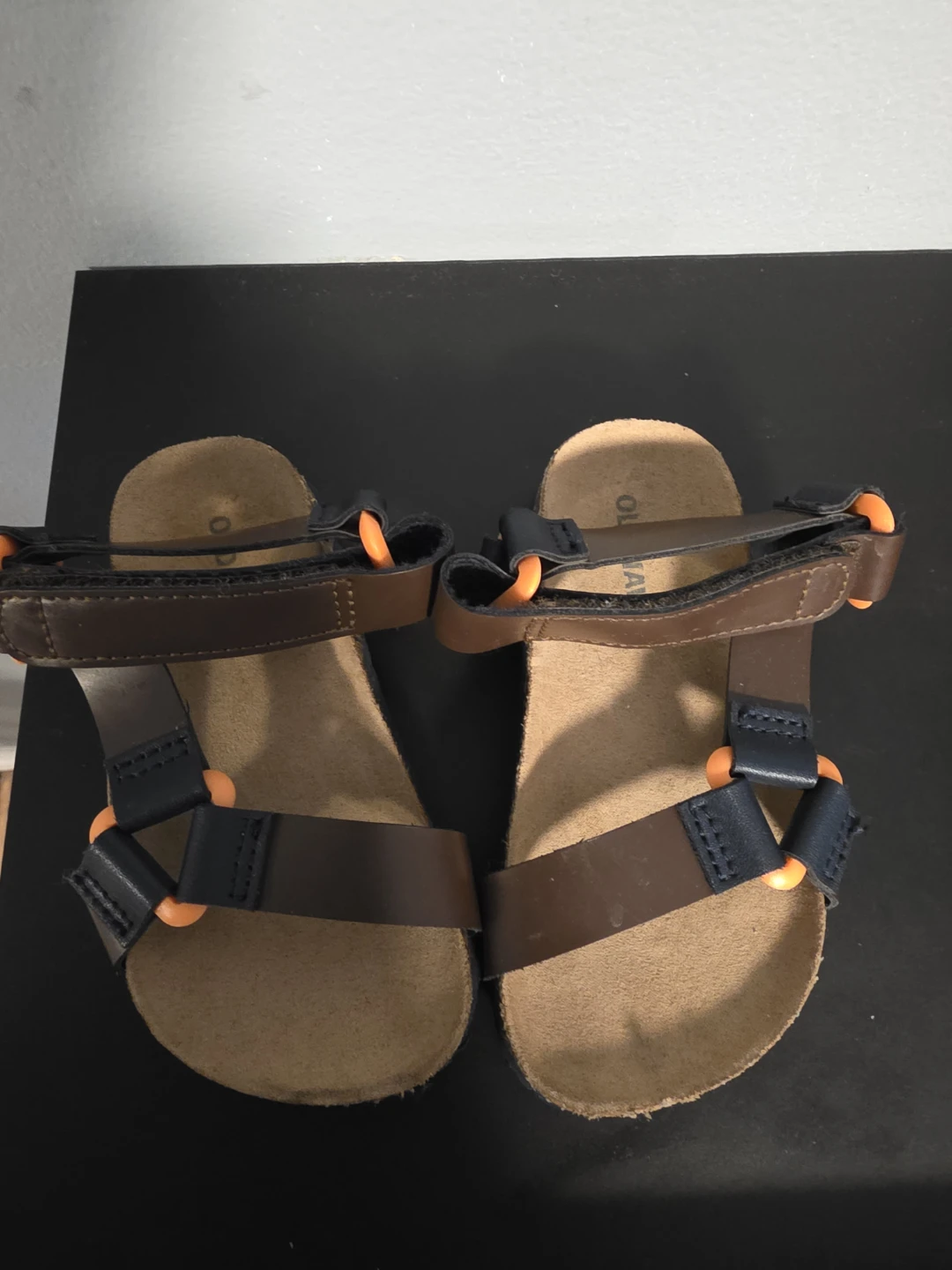 Old Navy Kids Brown & Blue Strap Sandals