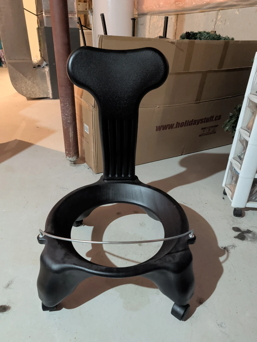Yoga ball chair