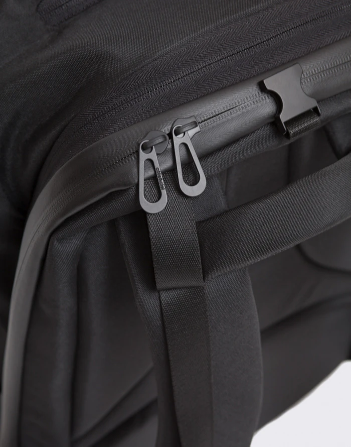 Cote & Ciel Black Coated Canvas Small Oril Backpack - photo 4