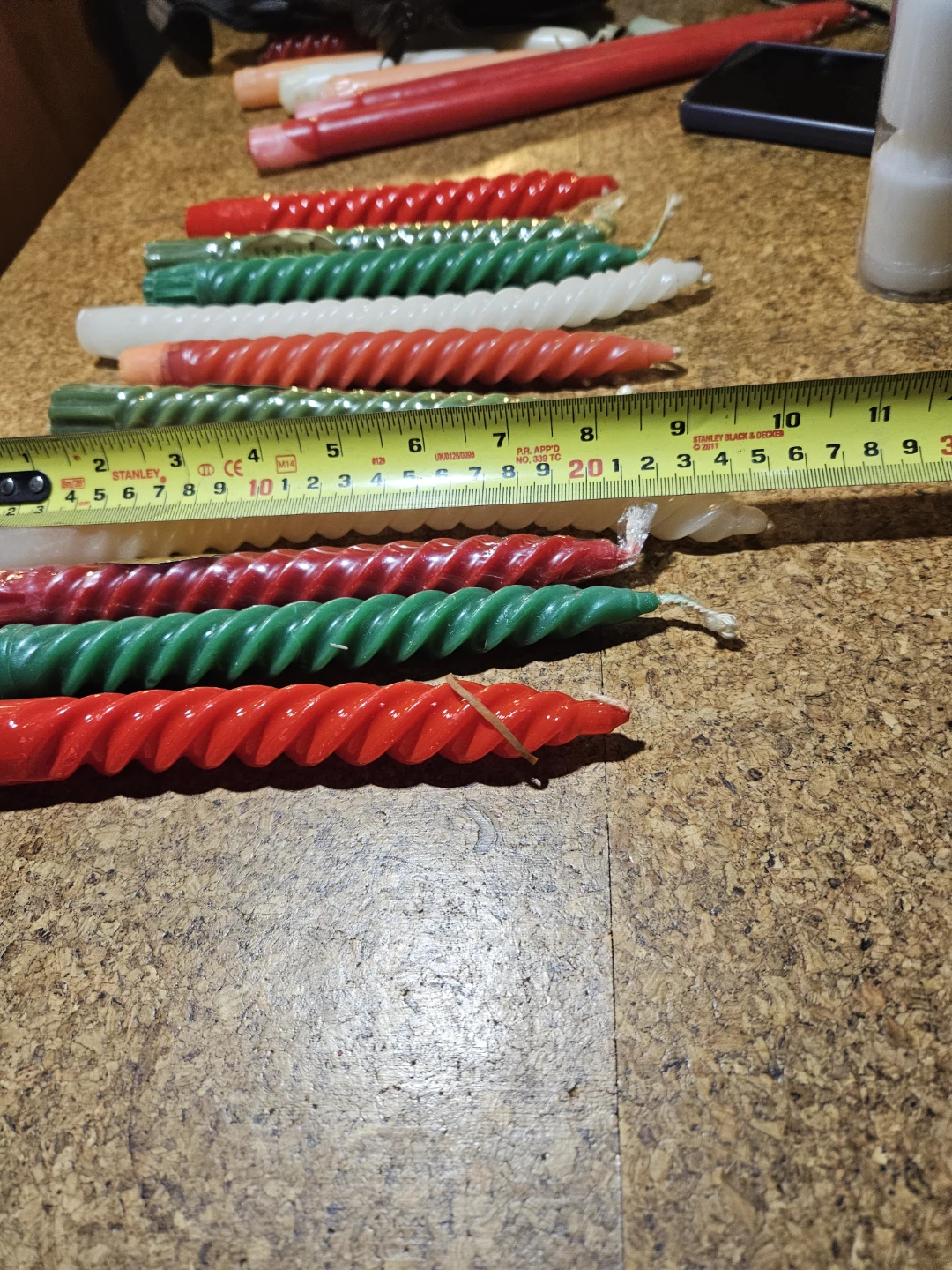 Carlton Cards Twisty Candles - Red, Green, White (Set of 9) - photo 5