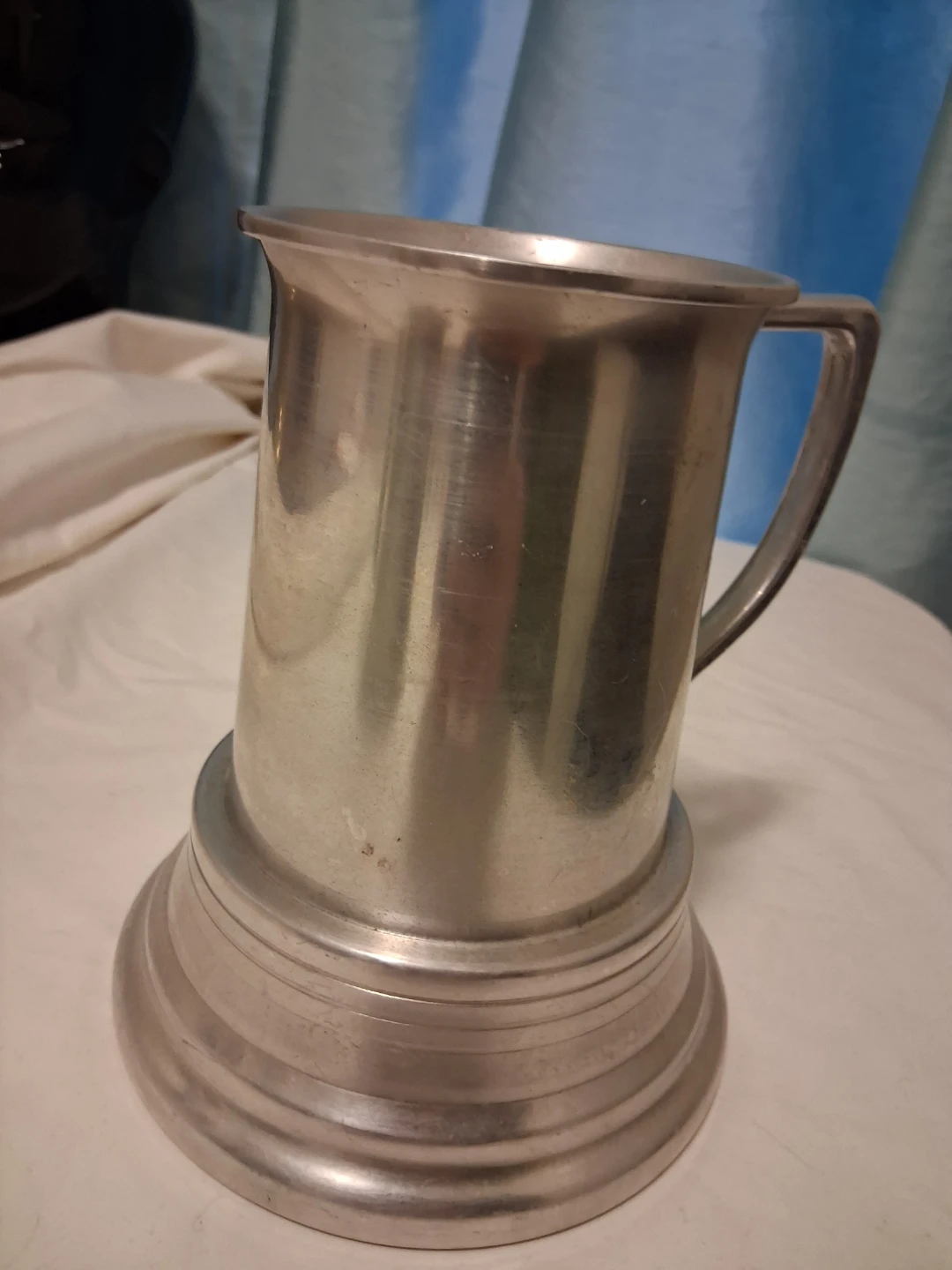 Vintage Pewter Tankard with Dice - photo 2