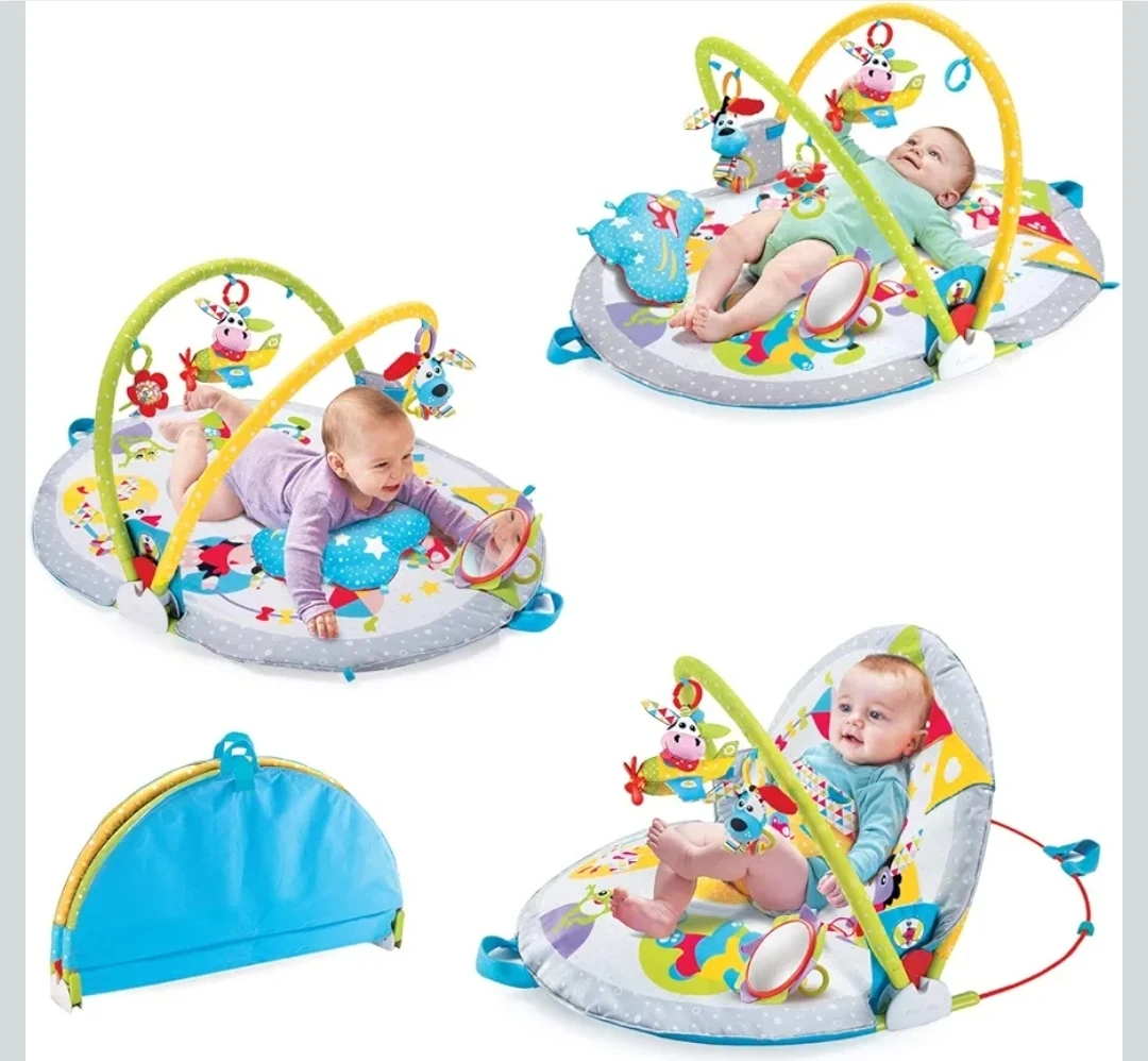 Baby Activity Gym Play Mat with Toys