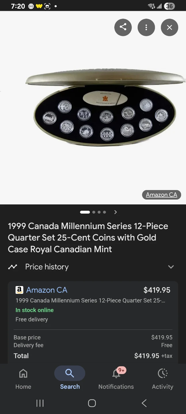 1999 Canada Millennium Series 12-Piece Quarter Set - photo 5