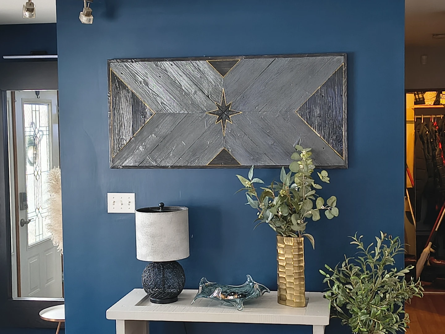 Rustic Starburst Wood Wall Art - photo 2