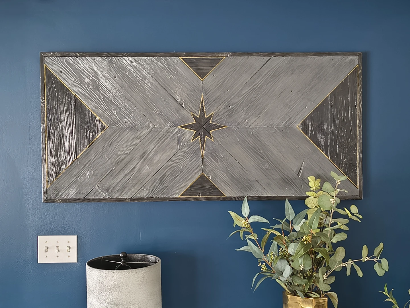 Rustic Starburst Wood Wall Art - photo 3