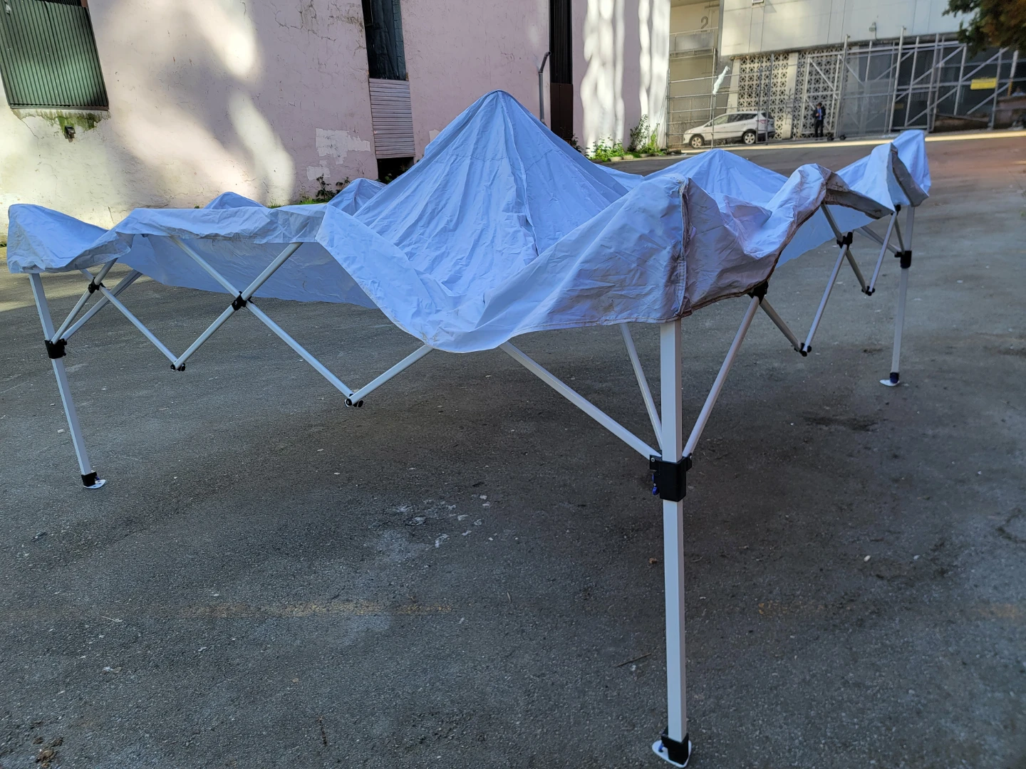 White Pop-Up Canopy Tent Frame - photo 2