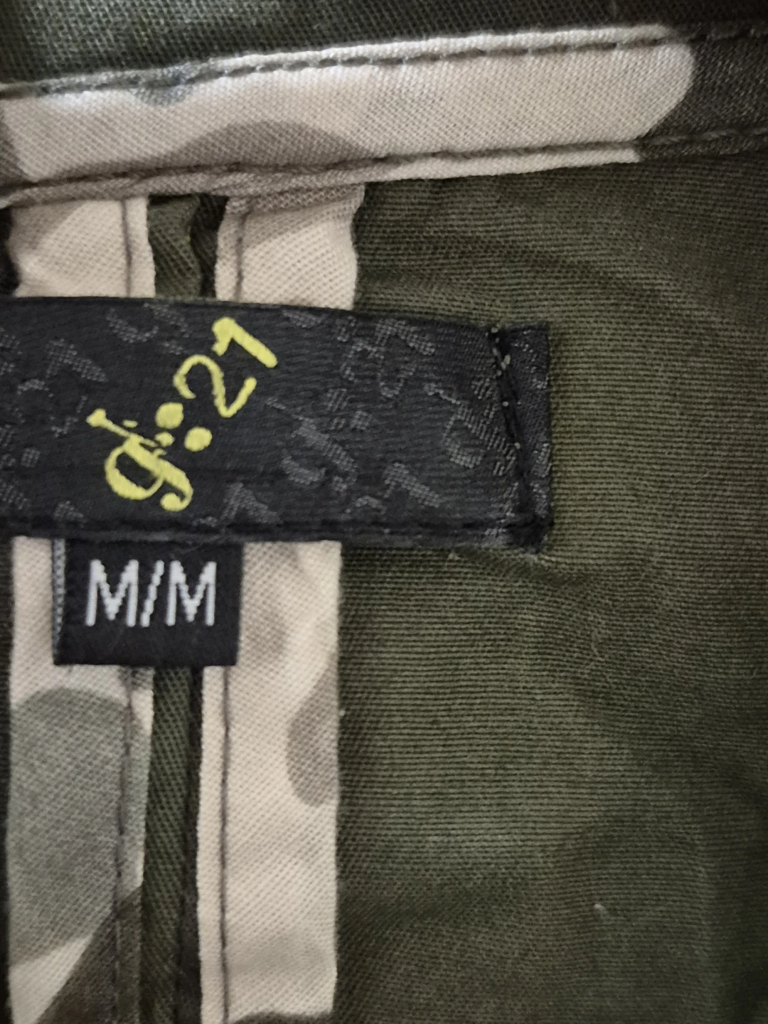 Olive Green Military Style Jacket Size M/M - photo 4