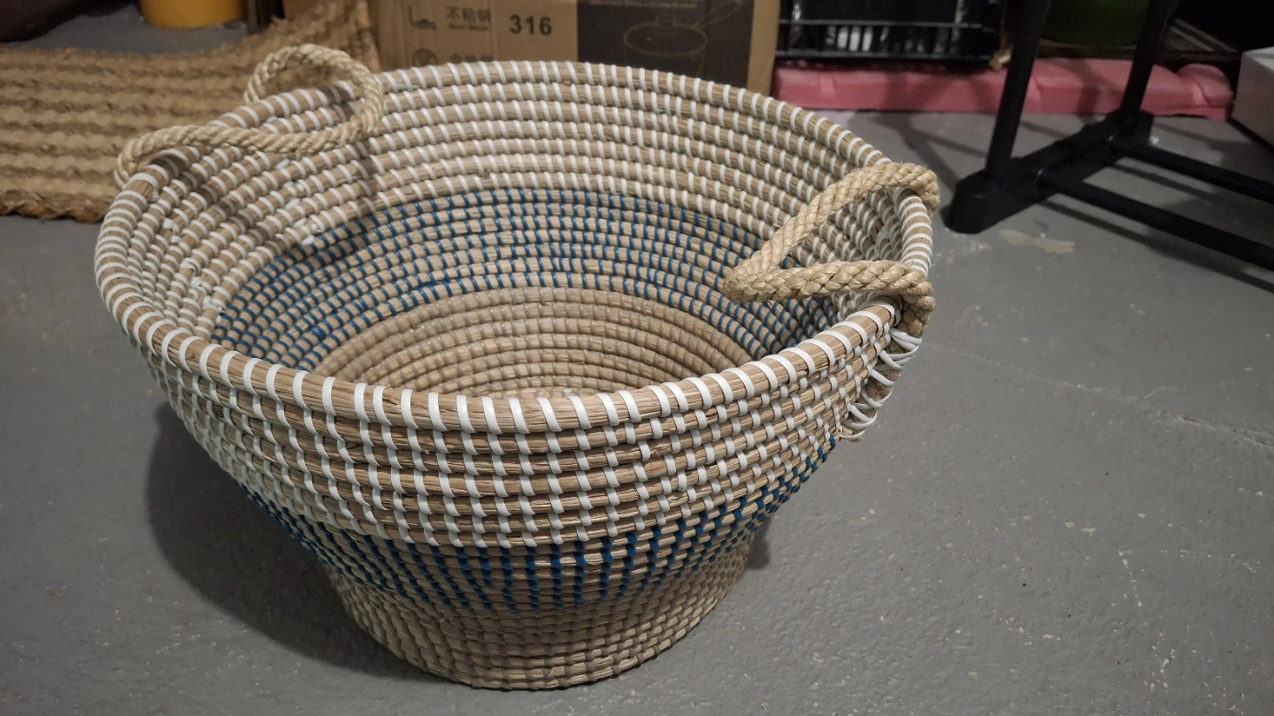 Woven Round Storage Basket