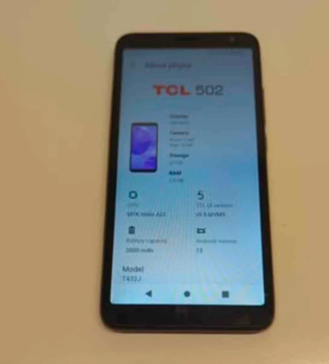 TCL 502 TCL 502 T432J
