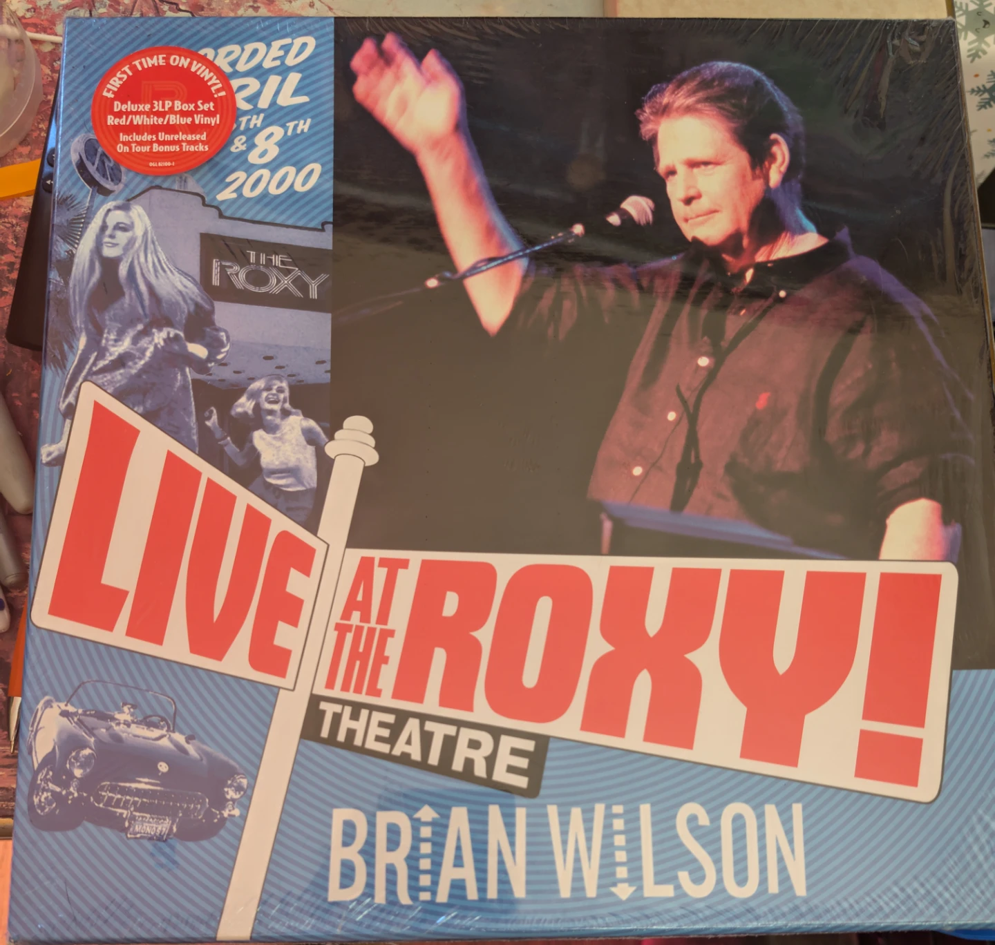 Brian Wilson Live At The Roxy 3 LP box set