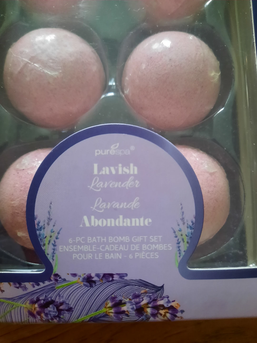 Lavender Bath Bomb Gift Set - 6 Pc - photo 4