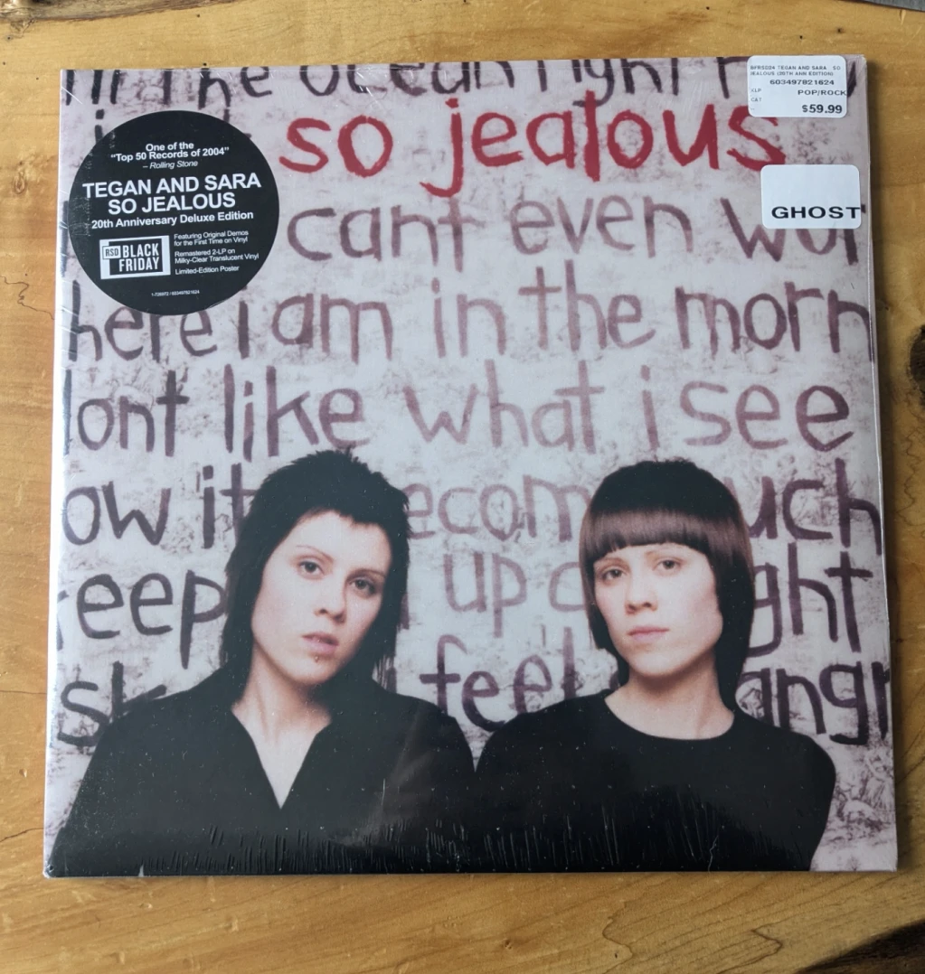 Tegan and Sara So Jealous 20th Anniversary Deluxe Edition Vinyl