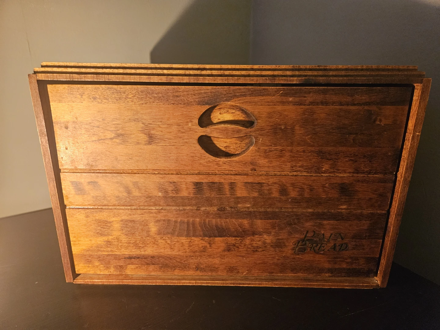 Vintage Mid-Century Modern Baribocraft Maple Wood Bread Box