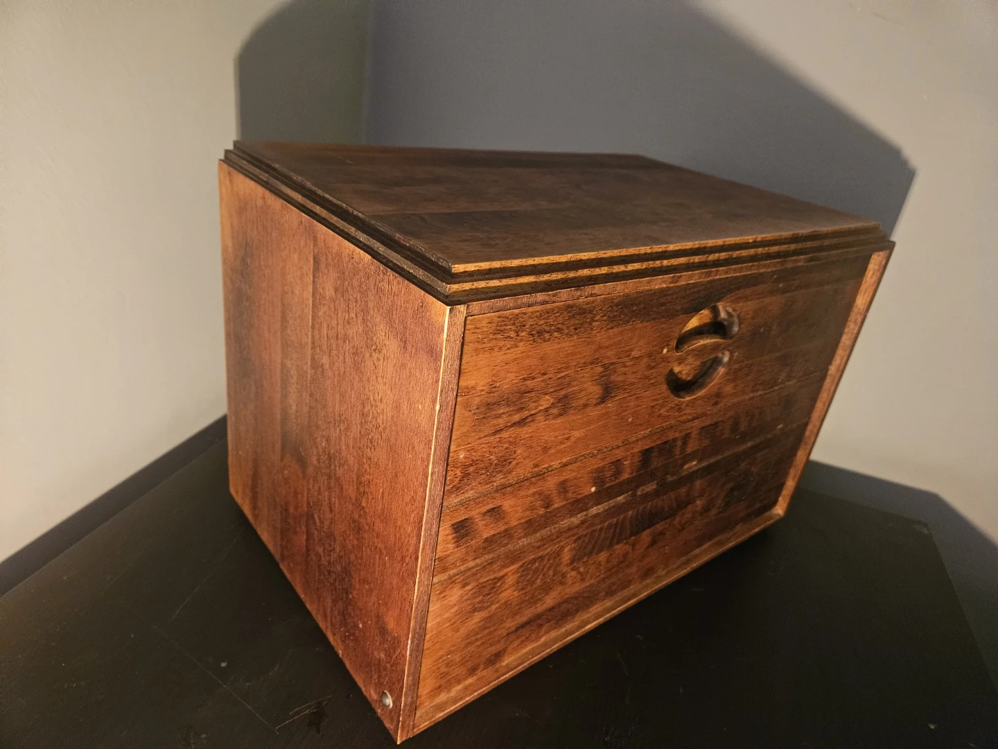 Vintage Mid-Century Modern Baribocraft Maple Wood Bread Box - photo 3