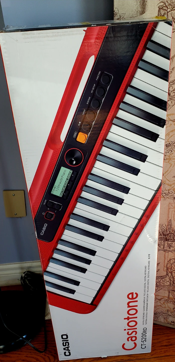 Casio Casiotone CT-S200 Red Digital Keyboard - photo 4
