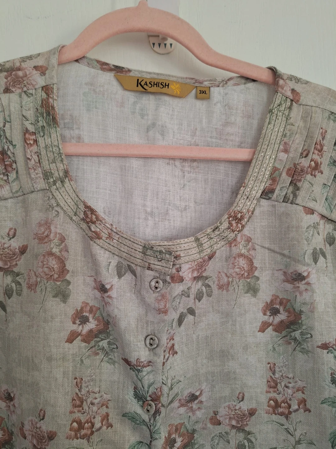 Kashish - Summery Floral Print Tunic Top Kurti - photo 2