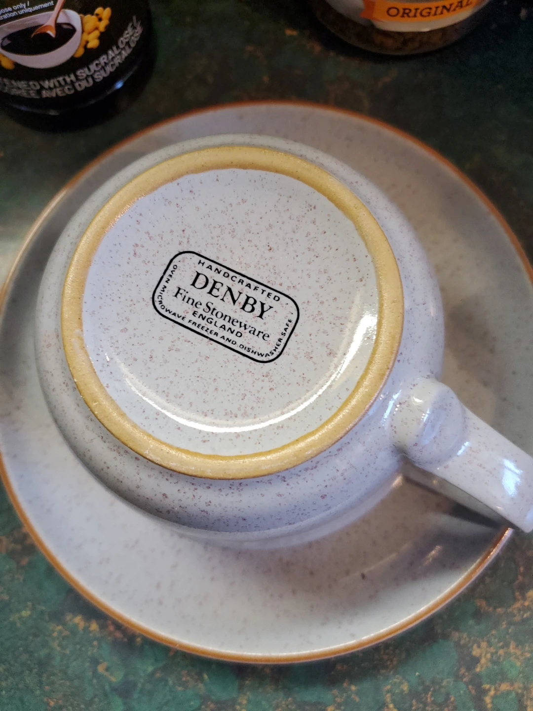 Denby Fine Stoneware Cup and Saucer Set - photo 2
